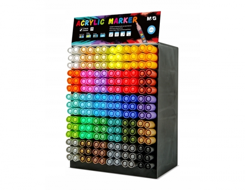 MARCADOR DE PINTURA ACRILICA M&amp;G X UNIDAD 30 COLORES DISPONIBLES