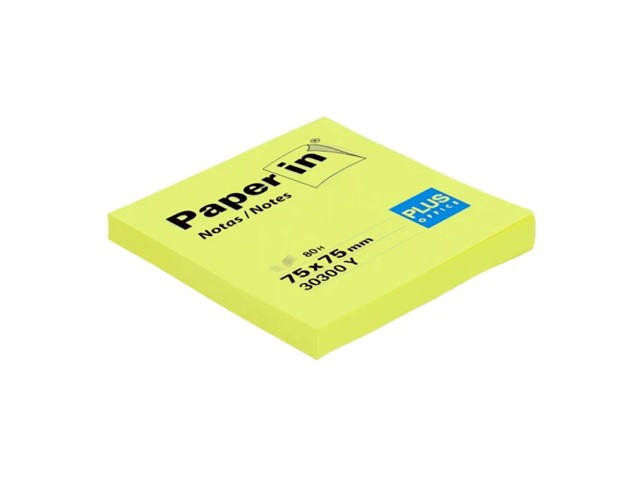 NOTAS ADHESIVAS 76 X 76MM FLUO X 80 HOJAS