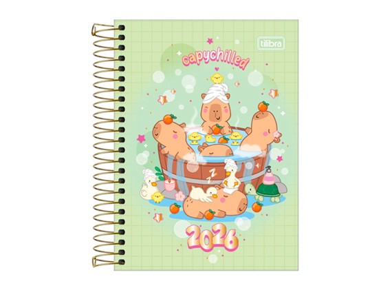 AGENDA TILIBRA CAPYCLUB 1 DIA X HOJA 11X15 C/ESPIRAL