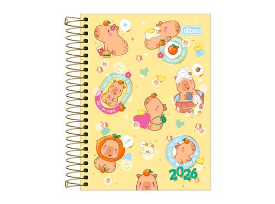 AGENDA TILIBRA CAPYCLUB 1 DIA X HOJA 11X15 C/ESPIRAL