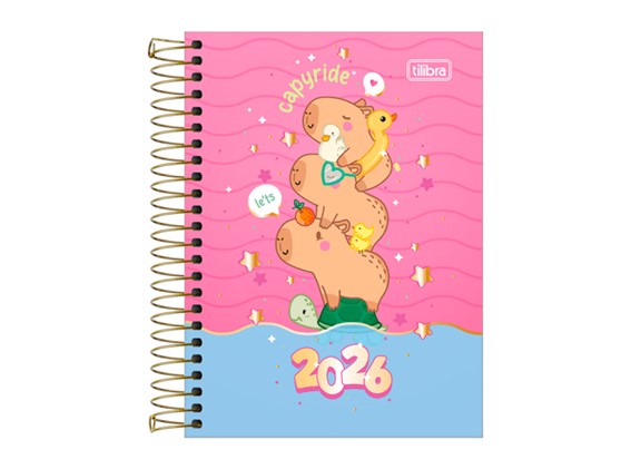 AGENDA TILIBRA CAPYCLUB 1 DIA X HOJA 11X15 C/ESPIRAL