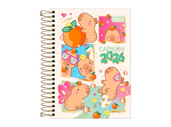 AGENDA TILIBRA CAPYCLUB 1 DIA X HOJA 11X15 C/ESPIRAL