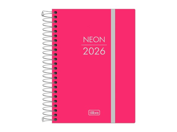AGENDA TILIBRA NEON 1 DIA X HOJA 12X16 C/ESPIRAL