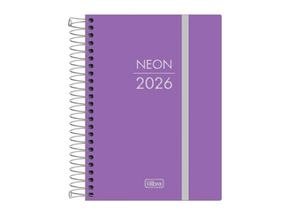 AGENDA TILIBRA NEON 1 DIA X HOJA 12X16 C/ESPIRAL