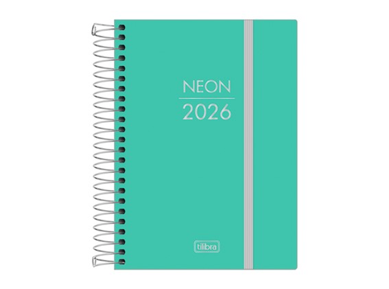AGENDA TILIBRA NEON 1 DIA X HOJA 12X16 C/ESPIRAL