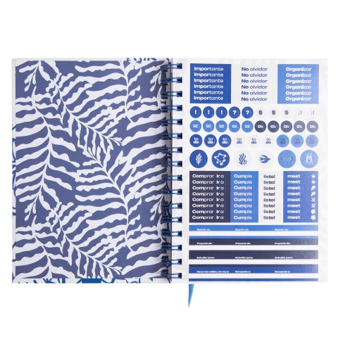 AGENDA BIG LIFE BLUE DIARIA 10x15CM.