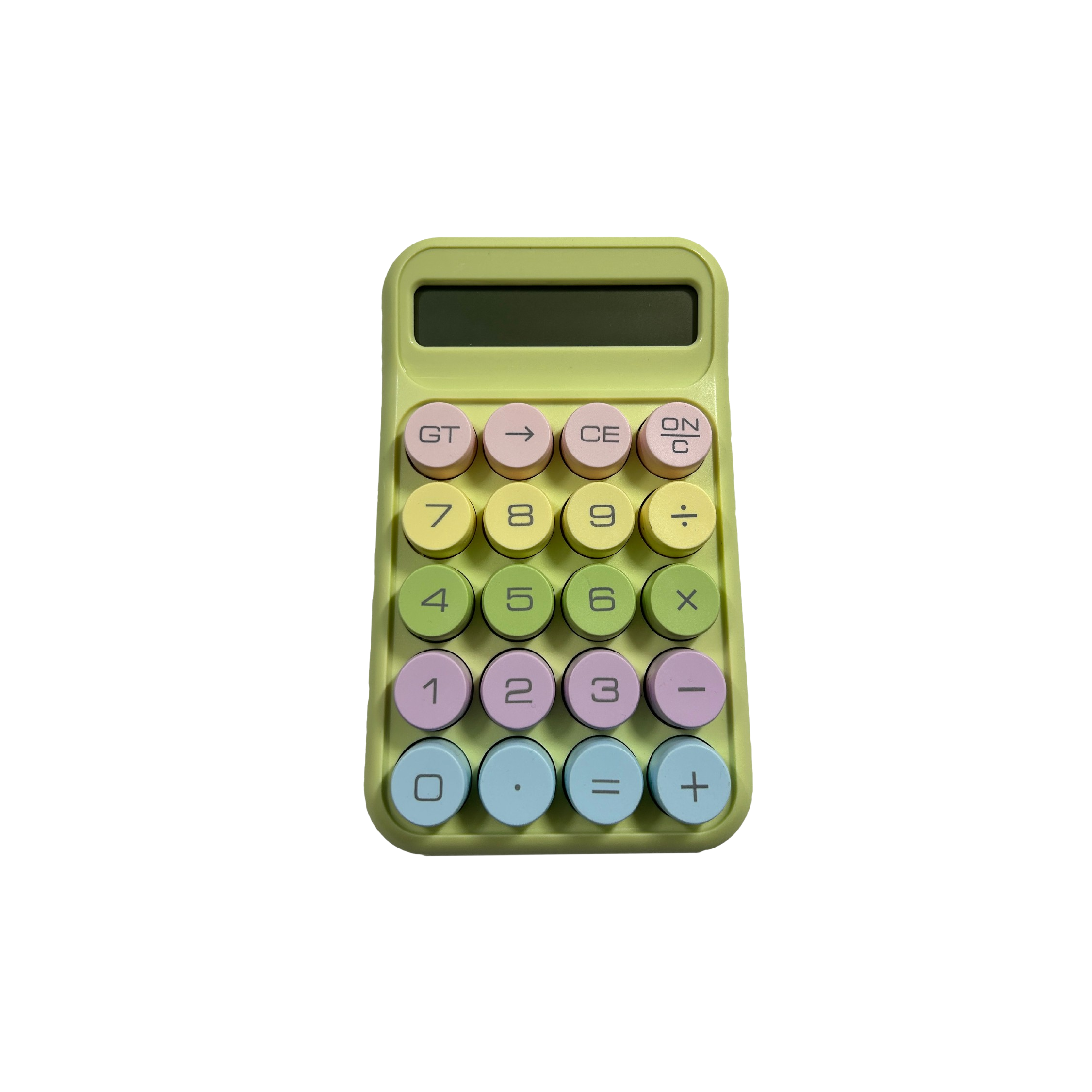 CALCULADORA DEXIN PASTEL 10 DIGITOS 8x14cm.