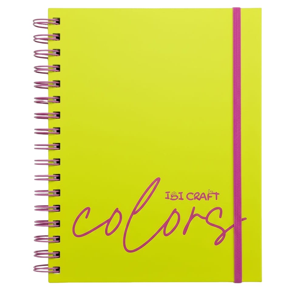 CUADERNO IBI CRAFT COLORS 150 HOJAS 17 X 22CM.