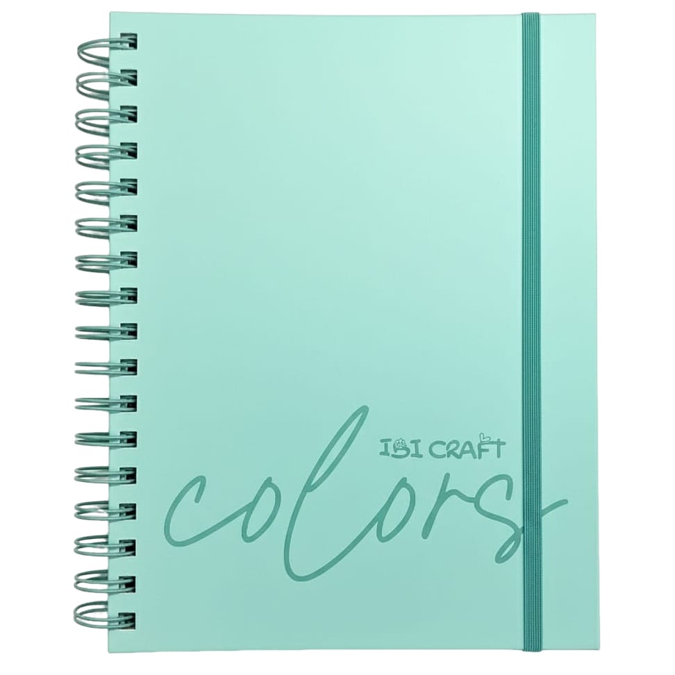 CUADERNO IBI CRAFT COLORS 150 HOJAS 17 X 22CM.