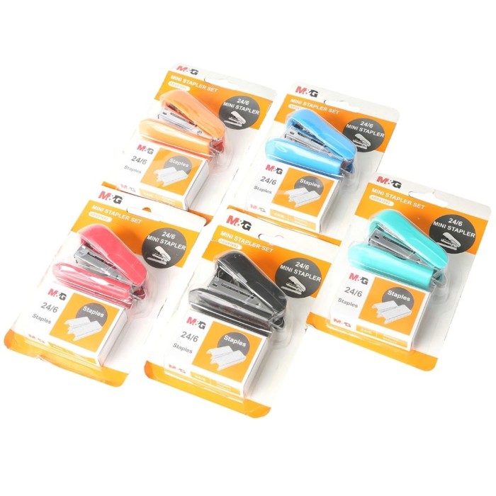 ENGRAMPADORA M&amp;G MINI 26/6 CON BROCHES