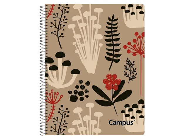 CUADERNOLA CAMPUS FANTASIA TAPA DURA 96 HOJAS PAQ. X 10