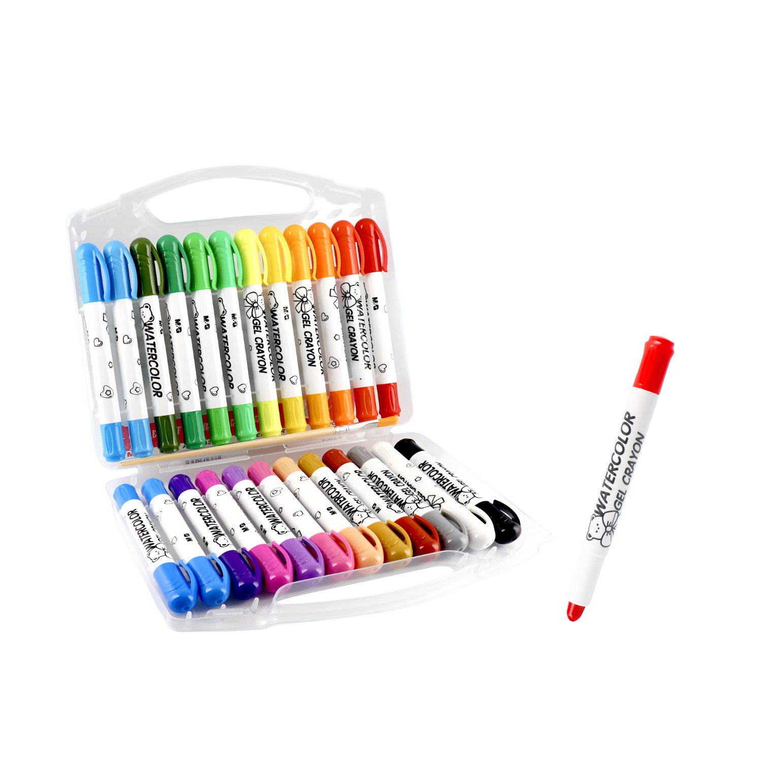 CRAYOLAS M&amp;G GEL LAVABLE X 24 COLORES