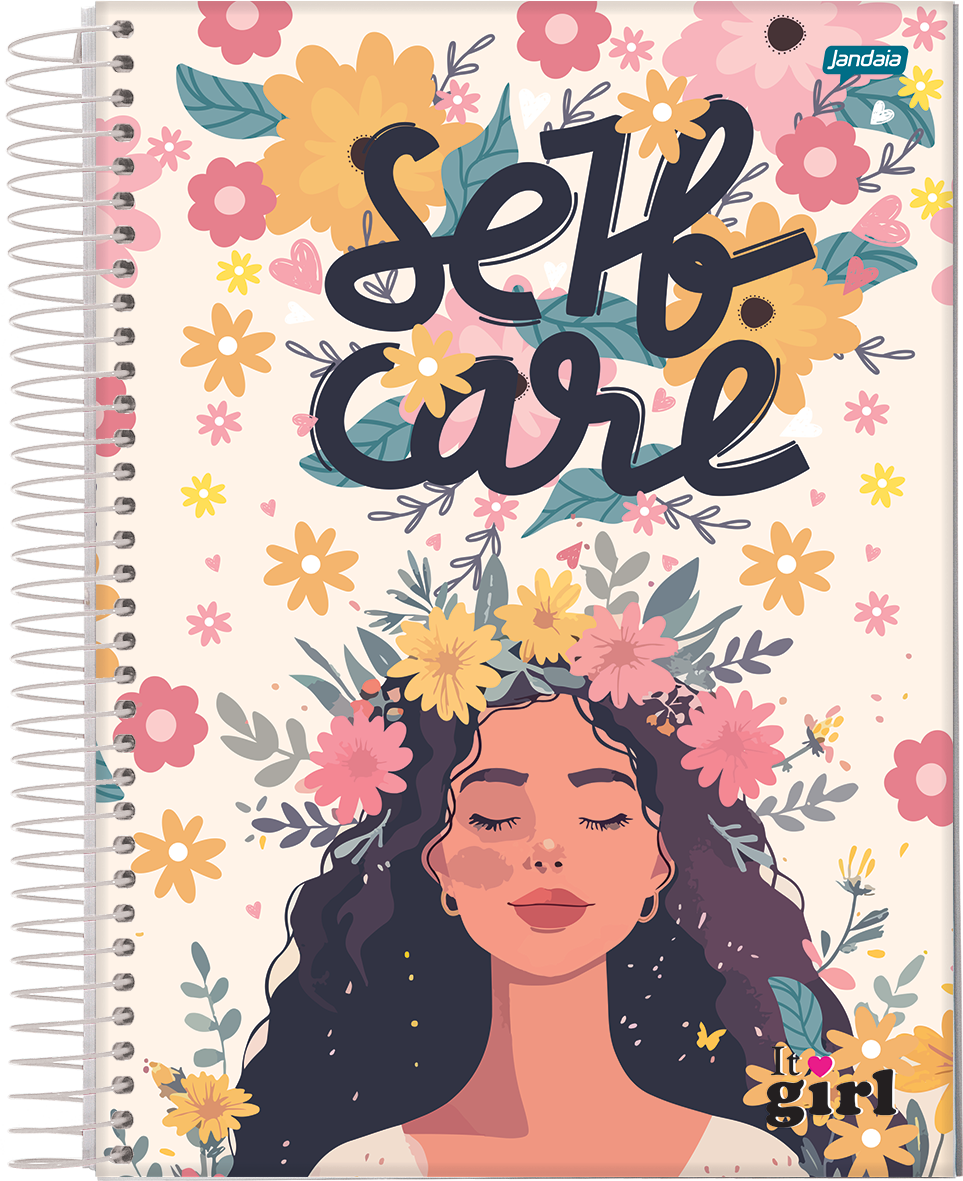 CUADERNO JANDAIA IT GIRL TAPA DURA 14 X 20CM.