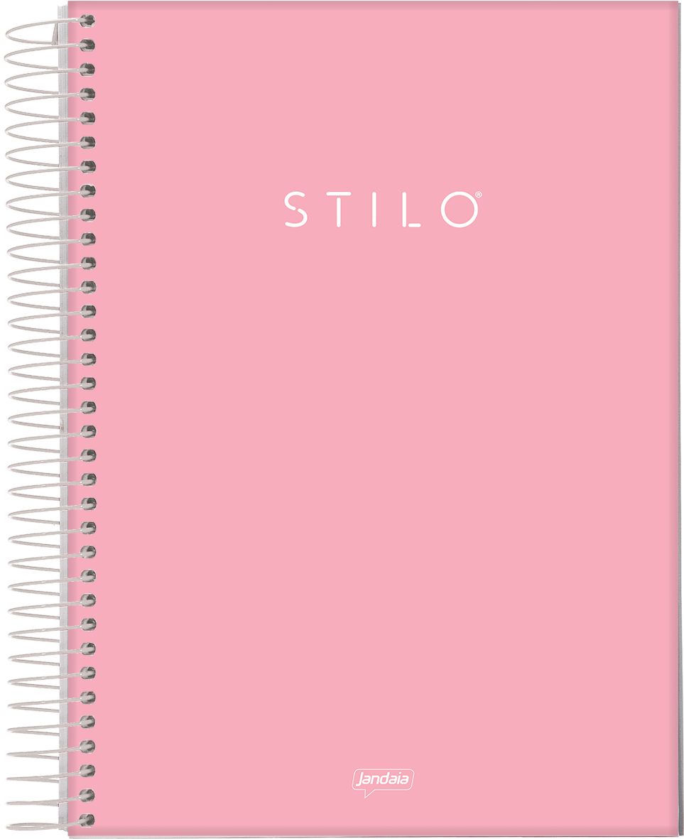 CUADERNO JANDAIA STILO TAPA DURA 17 X 24CM. 80 HOJAS