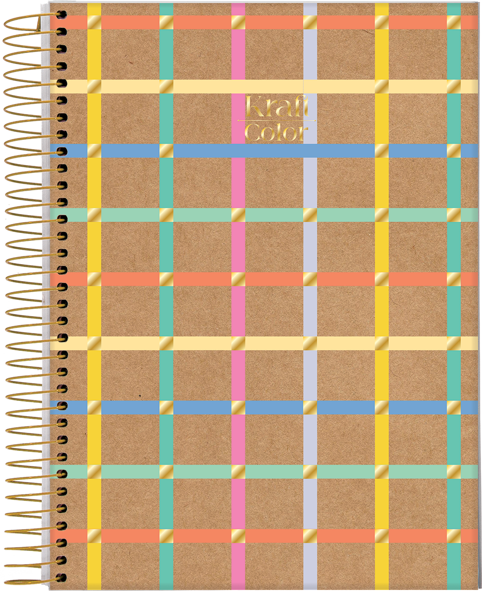 CUADERNOLA JANDAIA KRAFT COLOR TAPA DURA 20 X 27CM. 160 HOJAS