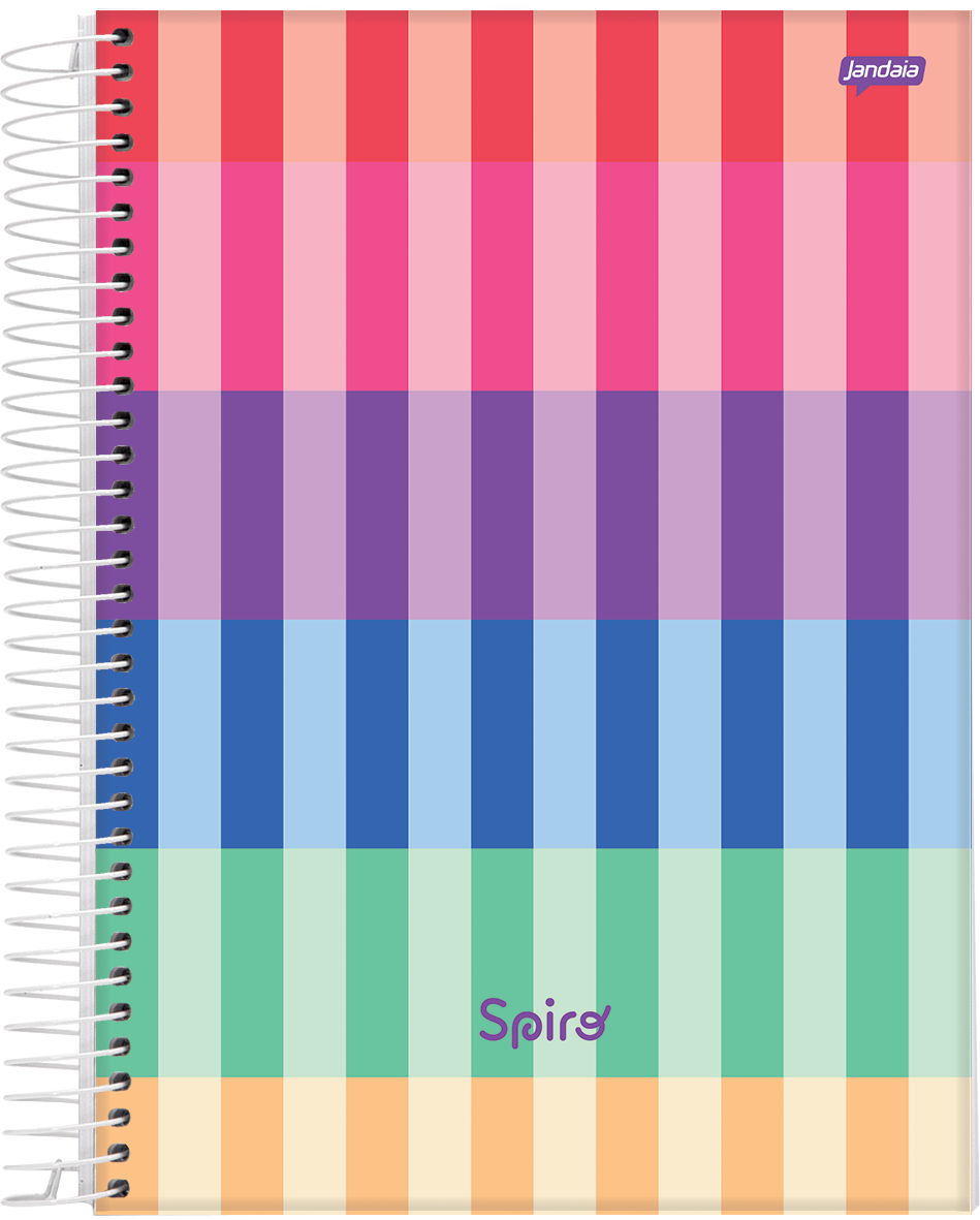 CUADERNOLA JANDAIA SPIRO TAPA DURA 20 X 27CM. 160 HOJAS
