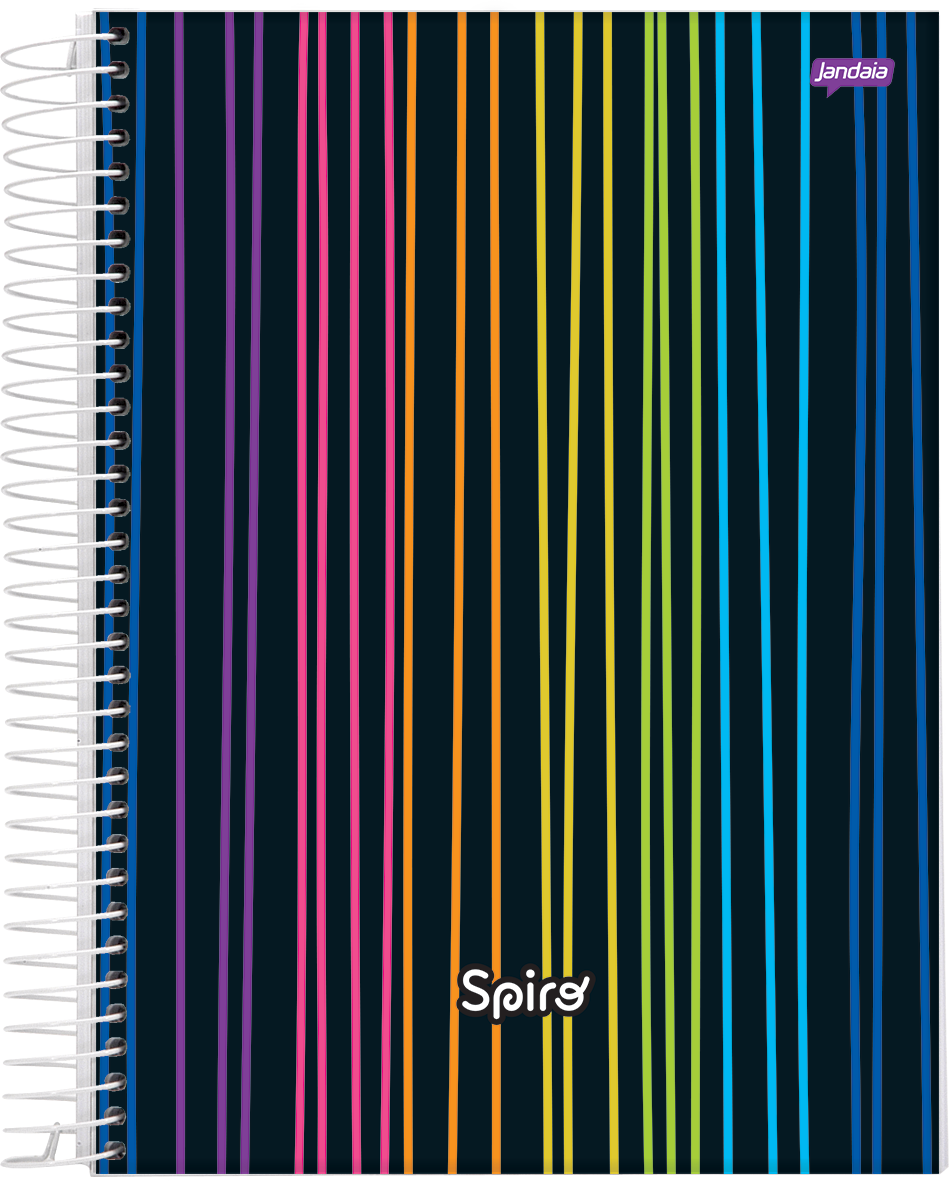 CUADERNOLA JANDAIA SPIRO TAPA DURA 20 X 27CM. 160 HOJAS