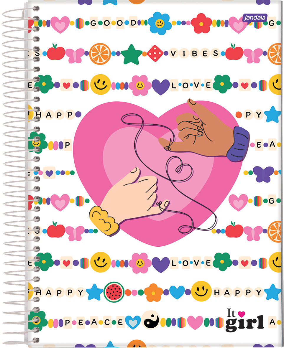 CUADERNOLA JANDAIA IT GIRL TAPA DURA 20 X 27CM. 96 HOJAS