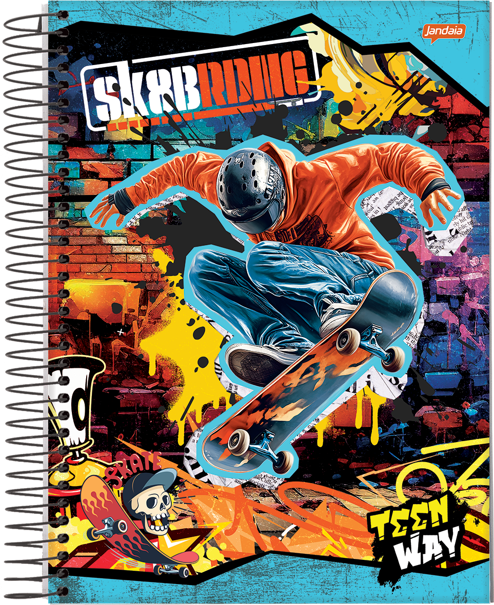 CUADERNOLA JANDAIA TEEN WAY TAPA DURA 20 X 27CM. 200 HOJAS