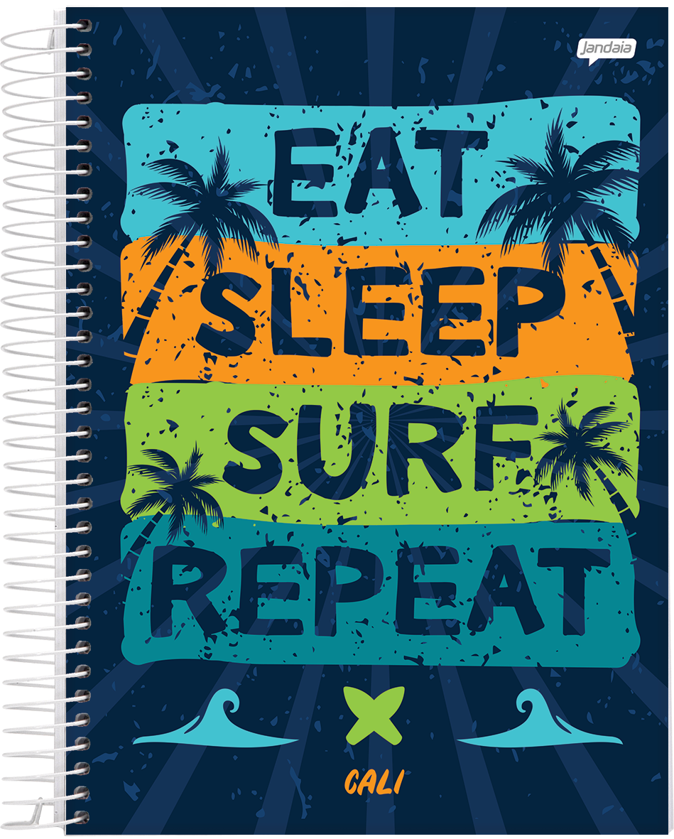 CUADERNOLA JANDAIA CALI-MALIBU TAPA DURA 20 X 27CM. 96 HOJAS