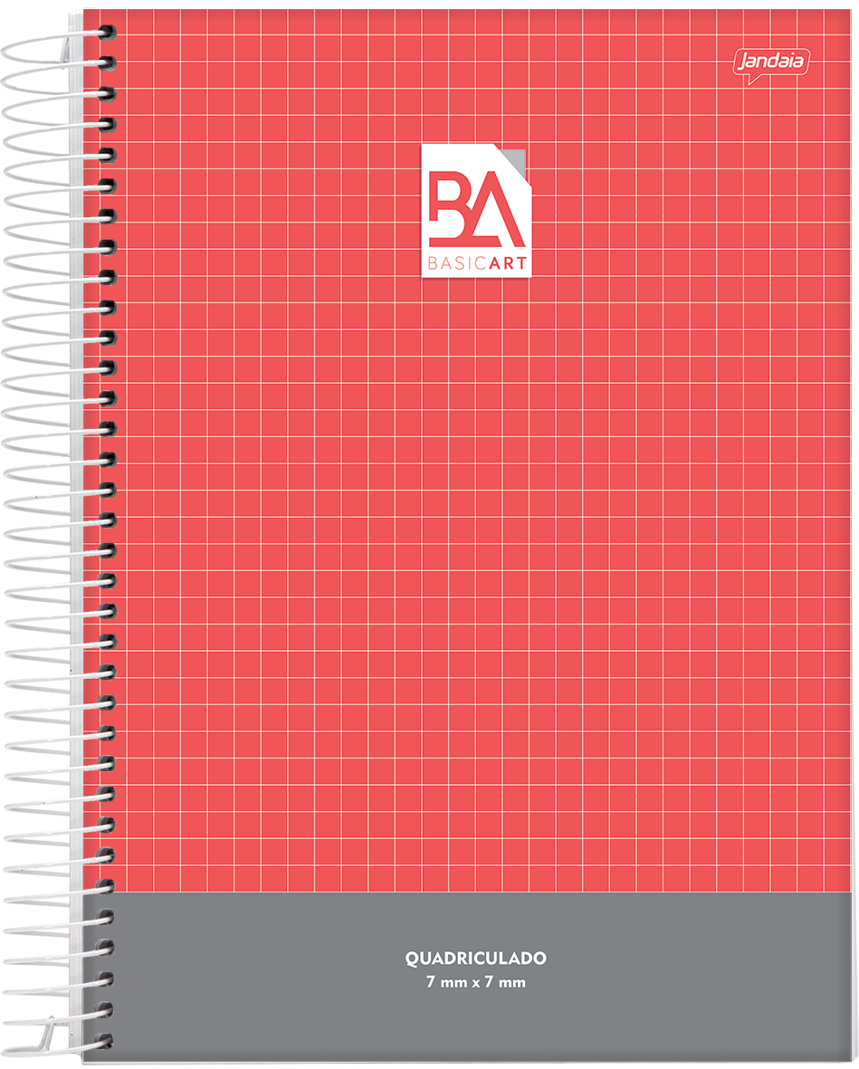 CUADERNOLA JANDAIA STIFF CUADRICULADA TAPA DURA 20 X 27CM. 96 HOJAS