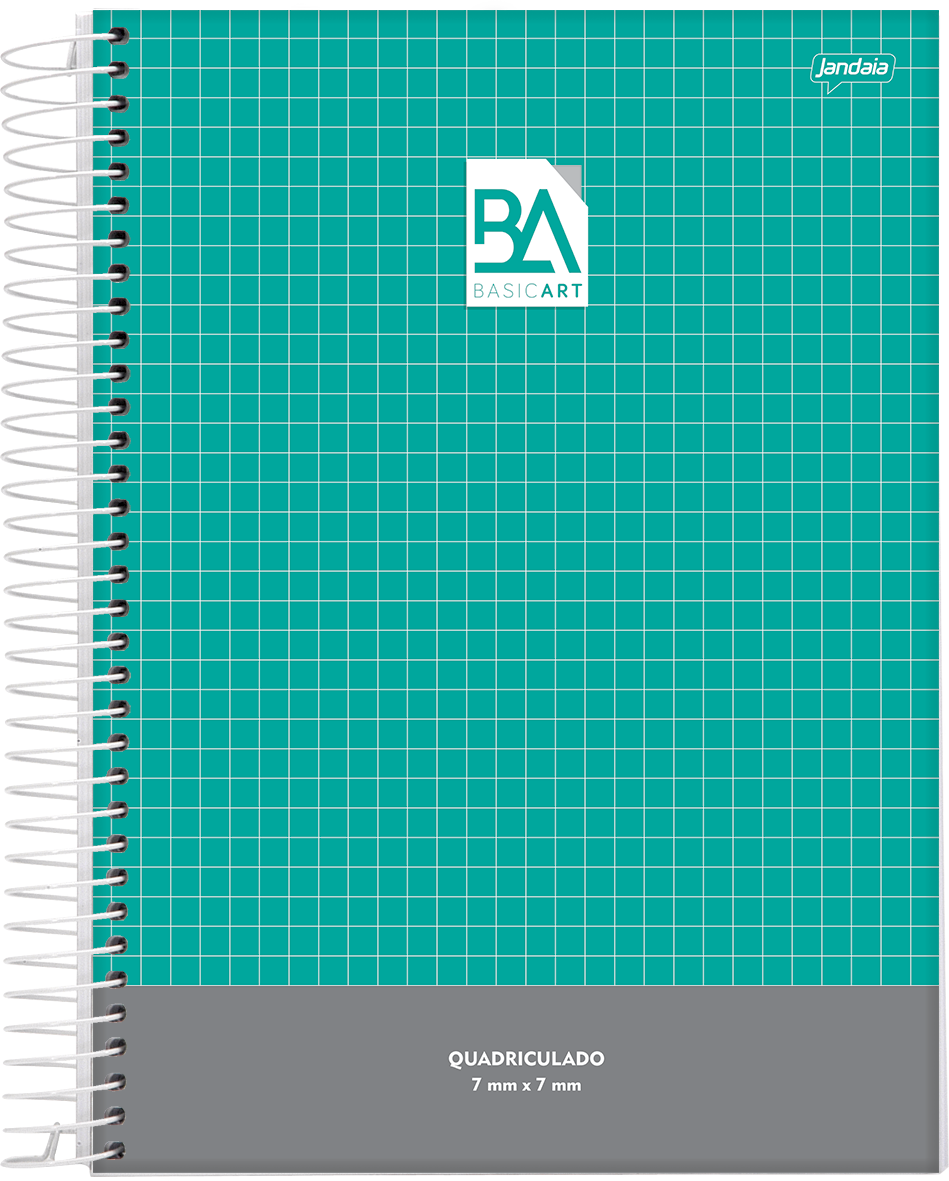 CUADERNOLA JANDAIA STIFF CUADRICULADA TAPA DURA 20 X 27CM. 96 HOJAS