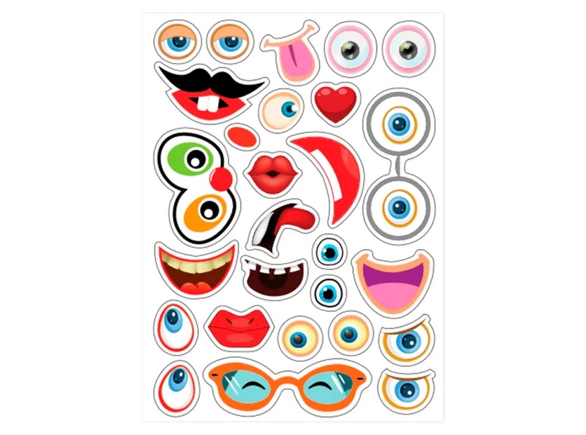 LIBRO DE ACTIVIDADES SICOBEN STICKERS CARITAS GRACIOSAS