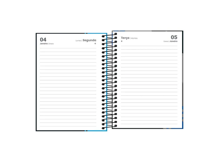 AGENDA TILIBRA D+ ACTION 1 DIA X HOJA 12X16 C/ESPIRAL