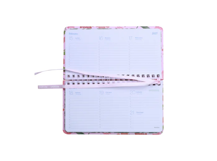 AGENDA MOOVING SPRING SEMANAL C/ESPIRAL 9 X 17 CM.
