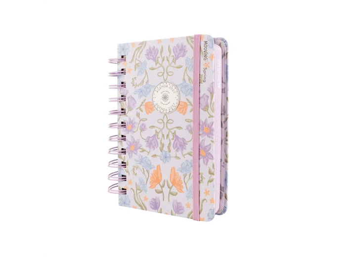 AGENDA MOOVING SPRING 1 DIA X HOJA C/ESPIRAL 10 X 15 CM.