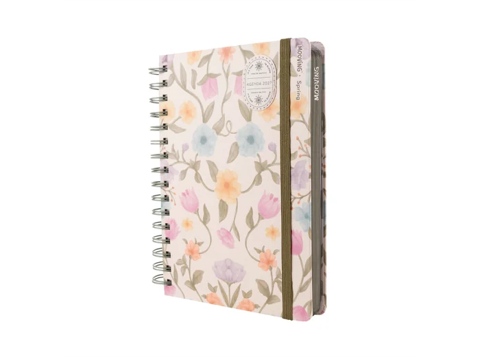 AGENDA MOOVING SPRING DIA X HOJA C/ESPIRAL 15 X 21 CM.