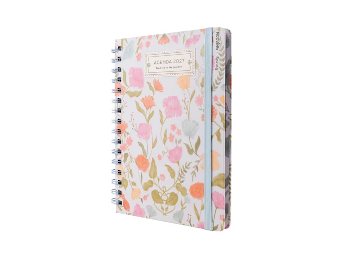 AGENDA MOOVING SPRING SEMANAL C/ESPIRAL 15 X 21 CM.