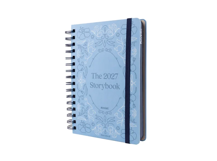 AGENDA MOOVING STORYBOOK 1 DIA X HOJA C/ESPIRAL 15 X 21 CM.