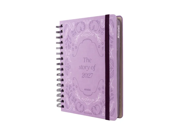 AGENDA MOOVING STORYBOOK 1 DIA X HOJA C/ESPIRAL 15 X 21 CM.