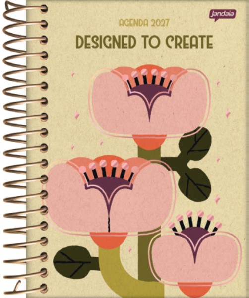 AGENDA JANDAIA ECO DIARIA CON ESPIRAL 13x18 CM.