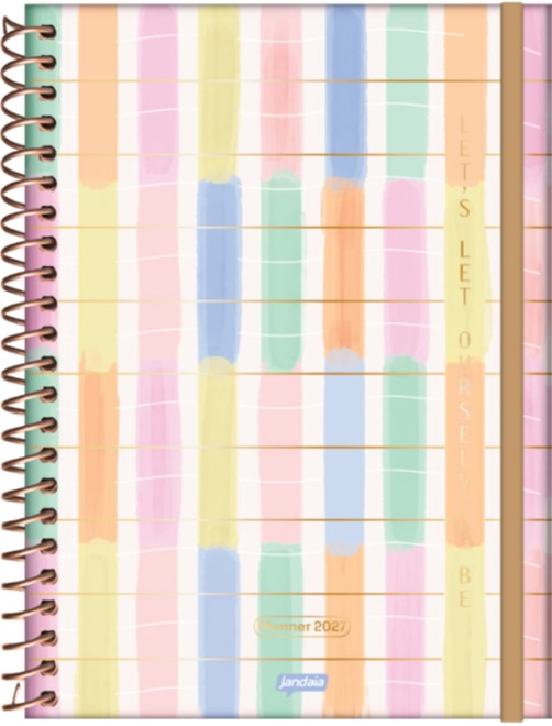 AGENDA JANDAIA LA CREME SEMANAL CON ESPIRAL 17x24 CM.