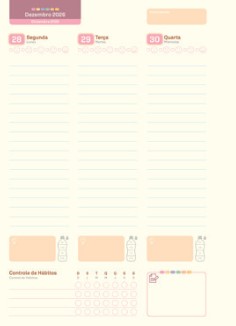 AGENDA JANDAIA LA CREME SEMANAL CON ESPIRAL 17x24 CM.