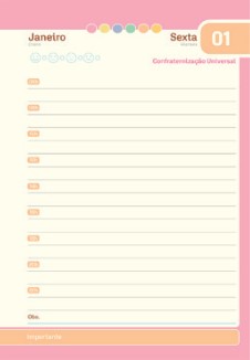 AGENDA JANDAIA LA CREME DIARIA 14x20 CM.