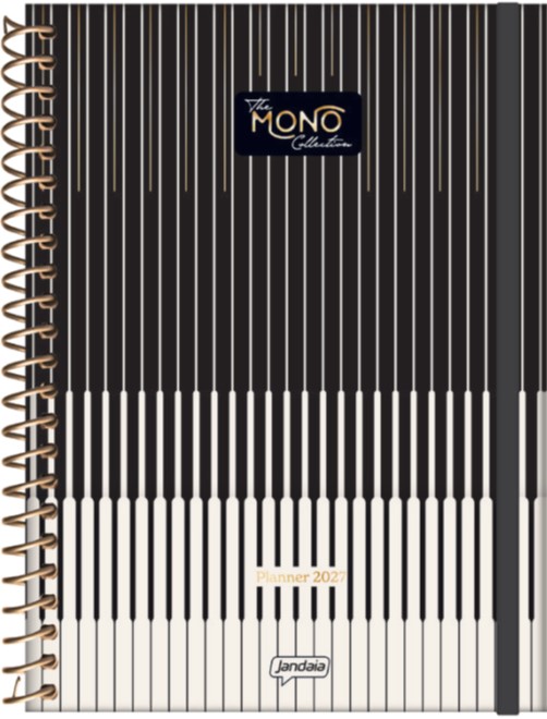 AGENDA JANDAIA MONO SEMANAL CON ESPIRAL 17x24 CM.