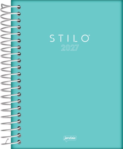 AGENDA JANDAIA STILO DIARIA CON ESPIRAL 13x18 CM.