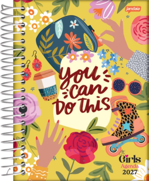AGENDA JANDAIA IT GIRL DIARIA CON ESPIRAL 13x18 CM.