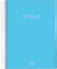 CUADERNO JANDAIA STILO TAPA DURA 17 X 24CM. 160 HOJAS
