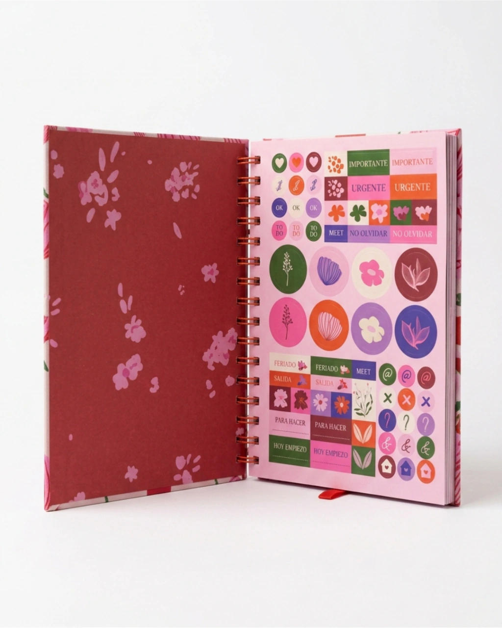 AGENDA BIG LIFE FLOWER DIARIA 10x15CM.