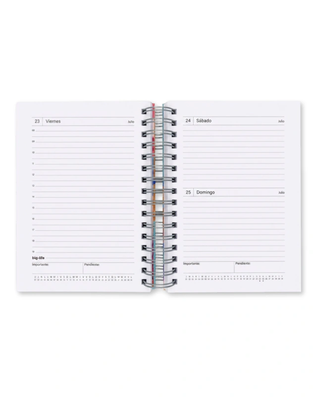 AGENDA BIG LIFE KINETIC DIARIA 10x15CM.
