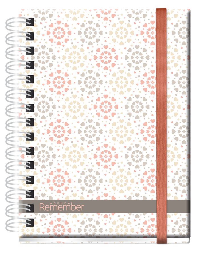 AGENDA REMEMBER DIARIA C/ESPIRAL 1873W 14 X 20 CM.