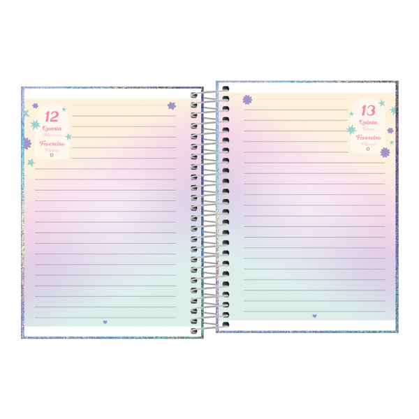 AGENDA TILIBRA GLOW 1 DIA X HOJA 11X16 C/ESPIRAL