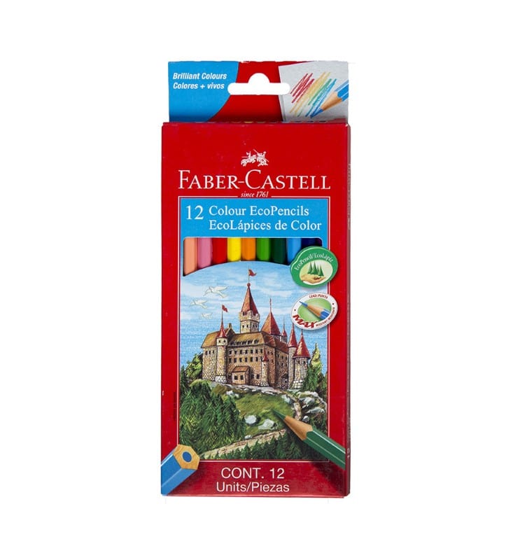 LAPICES FABER BASICO X 12 COLORES
