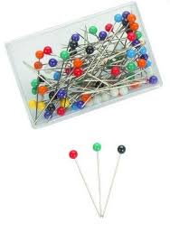 ALFILERES CON CABEZA DE COLOR