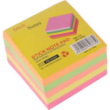 BLOCK ADHESIVO 51 X 51 X 300 HOJAS FLUO