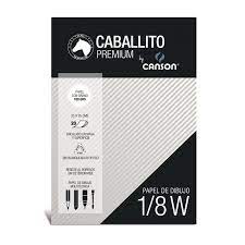 BLOCK CABALLITO TEXTURADO 1/8 W 180 GR. 20H.